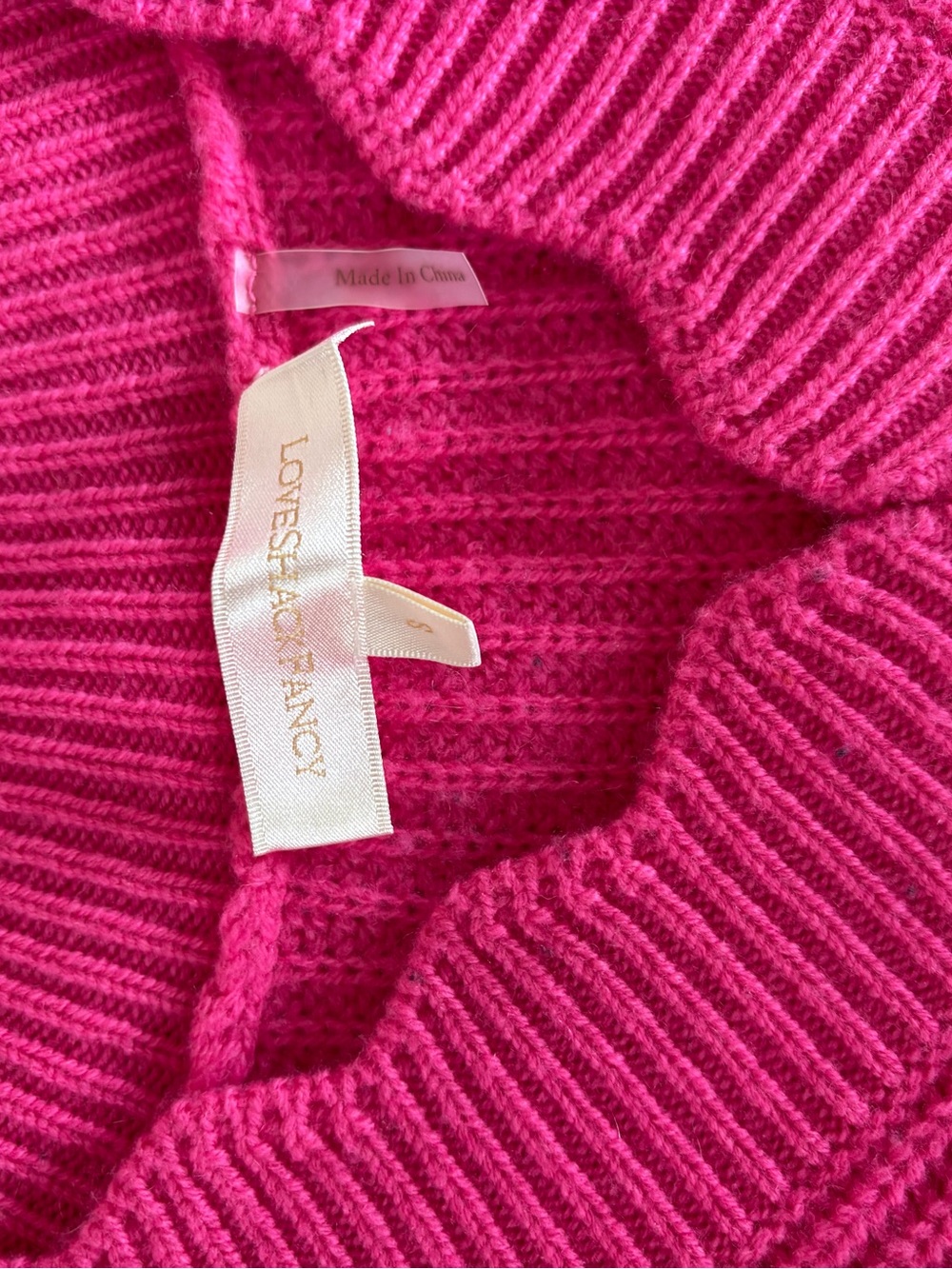 Celestina V-Neck LoveShackFancy sweater in Pink - Picture 4 of 6
